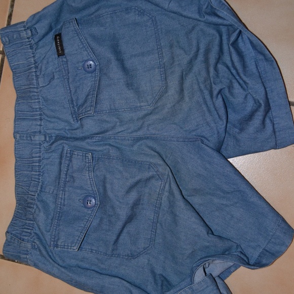 Sanctuary Blue Linen Shorts size XS - Picture 6 of 8